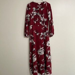 Promesa Floral Patterned Flattering Maxi Dress